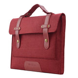 Grey/Wine Red Woolen Felt 13 15 inch Laptop Shoulder Bag for laptop/ MacBook/ notebook