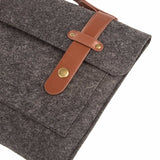 Grey/Wine Red Woolen Felt 13 15 inch Laptop Shoulder Bag for laptop/ MacBook/ notebook