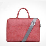 PU Leather Waterproof Scratch-resistant Laptop Briefcase 13" 14" 15" MacBook / Notebook Shoulder Bag
