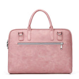 PU Leather Waterproof Scratch-resistant Laptop Briefcase 13" 14" 15" MacBook / Notebook Shoulder Bag