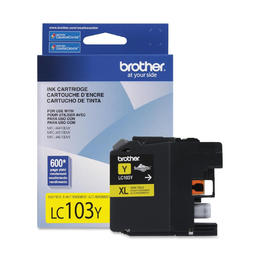 LC103YS Brother Original (OEM) Yellow High Yield (XL) Inkjet Cartridge