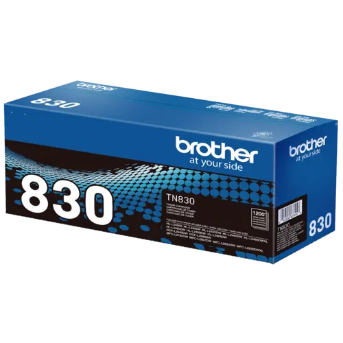 TN830 BROTHER ORIGINAL (OEM) BLACK TONER CARTRIDGE