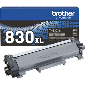 TN830XL BROTHER ORIGINAL (OEM) High Yield BLACK TONER CARTRIDGE