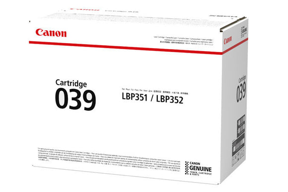 Canon 039 OEM Black Toner Vancouver  