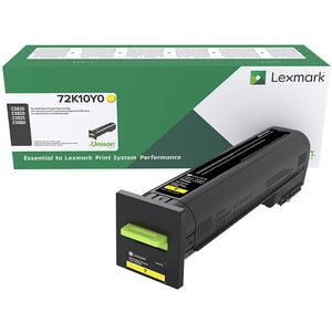 Lexmark 72K10Y0 Yellow Toner Cartridge for CS820, CX82X, CX860 Vancouver