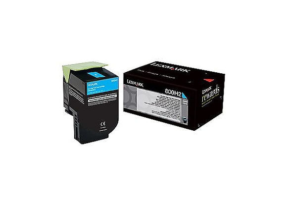 Lexmark 80C0H20 800H2 High Yield Cyan Toner Cartridge for CX410/510 Vancouver