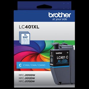 LC401XLCS Brother Original (OEM) High Yield Cyan Inkjet Cartridge