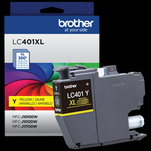LC401XLYS Brother Original (OEM) High Yield Yellow Inkjet Cartridge