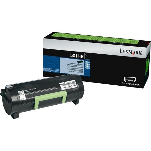 Lexmark 50F1H0E 501HE High Yield Black Toner Cartridge for  Vancouver