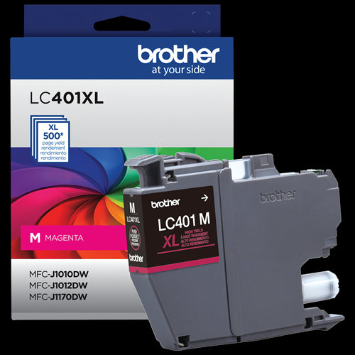 LC401XLMS Brother Original (OEM) High Yield Magenta Inkjet Cartridge