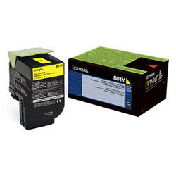 Lexmark 80C1XY0 801XY Extra High Yield Yellow Toner Cartridge for CX510 Vancouver