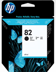 HP 82 CH565A Original 69ml Black DesignJet Ink Cartridge