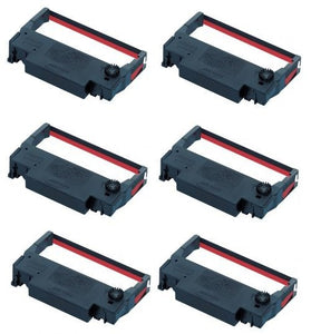 ERC30/34/38-BK/R compatible Black/Red Ribbon for Epson 6/Box