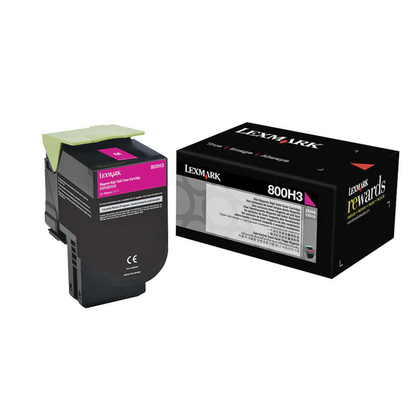 Lexmark 80C0H30 800H3 High Yield Magenta Toner Cartridge for CX410/510 Vancouver