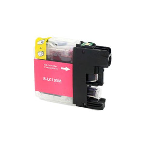 LC103M Compatible high yield magenta inkjet cartridge for Brother