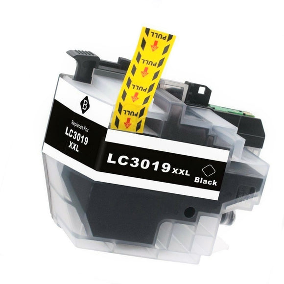 LC3019XXLBK Compatible extra high yield black inkjet cartridge for Brother