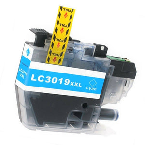 LC3019XXLC Compatible extra high yield cyan inkjet cartridge for Brother