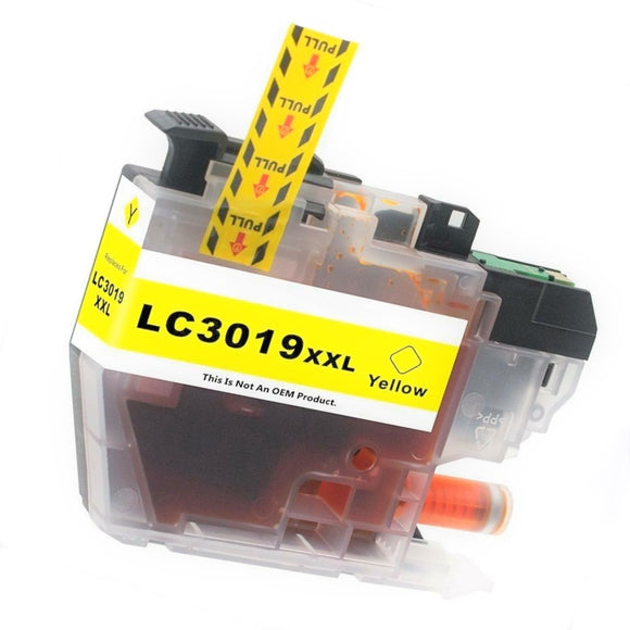LC3019XXLY Compatible extra high yield yellow inkjet cartridge for Brother