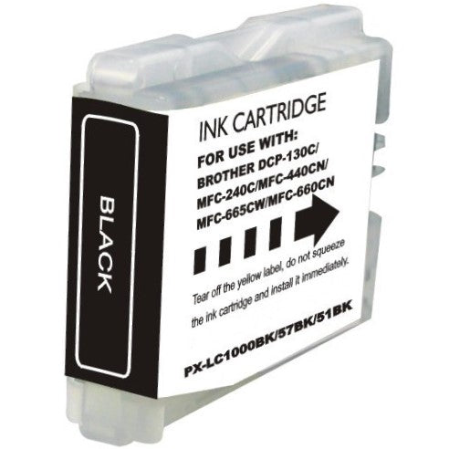 LC51BK Compatible black inkjet cartridge for Brother