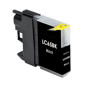 LC65BK Compatible high yield black inkjet cartridge for Brother