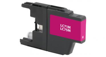 LC75M Compatible high yield magenta inkjet cartridge for Brother