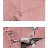 PU Leather Waterproof Scratch-resistant Laptop Briefcase 13" 14" 15" MacBook / Notebook Shoulder Bag