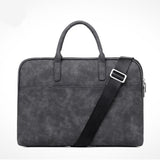 PU Leather Waterproof Scratch-resistant Laptop Briefcase 13" 14" 15" MacBook / Notebook Shoulder Bag