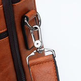JEEP BULUO Leather Laptop Briefcase Bags/ Shoulder Bags for 14"  laptop/ MacBook/ notebook 2Pcs Set