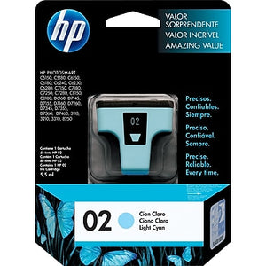 HP 02 C8774W Original Light Cyan Ink Cartridge