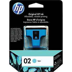 HP 02 C8771W Original Cyan Ink Cartridge