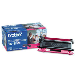 TN115M Brother Original (OEM) Magenta High Yield Toner Cartridge