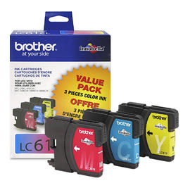LC613PKS Brother Original (OEM) 3 pack CMY inkjet cartridges