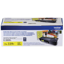 TN339Y Brother Original (OEM) Yellow Laser Toner Cartridge