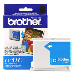 LC51CS Brother Original (OEM) Cyan Inkjet Cartridge