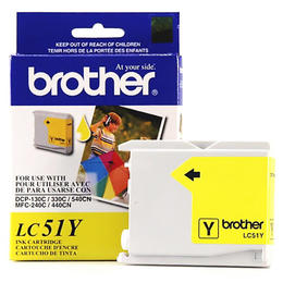 LC51YS Brother Original (OEM) Yellow Inkjet Cartridge
