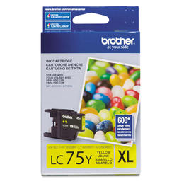 LC75YS Brother Original (OEM) Yellow High Yield (XL) Inkjet Cartridge