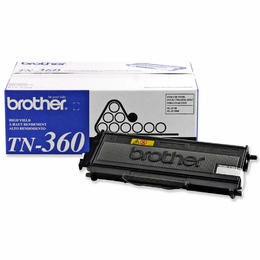 TN360 Brother Original (OEM) High Yield Black Laser Toner Cartridge