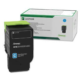 Lexmark 78C10C0 Standard Yield Cyan Toner Cartridge for CS421, CS521, CS622, CX421, CX522, CX622, CX625