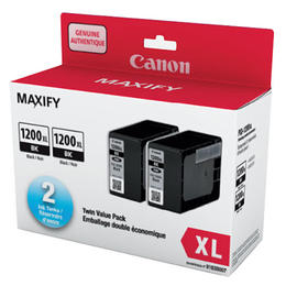Canon PGI-1200XLBK Twin pack. Vancouver free delivery.