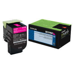 Lexmark 80C1HM0 801HM High Yield Magenta Toner Cartridge for CX410/510 Vancouver