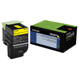 Lexmark 70C1XY0 701XY Extra High Yield Yellow Toner Cartridge for CS510 Vancouver