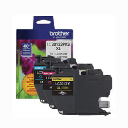 LC30133PKS Brother Original (OEM) 3 pack CMY High Yield (XL) inkjet cartridges