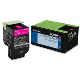 Lexmark 80C1SM0 801SM Standard Yield Magenta Toner Cartridge for CX410, CX410, CX510 Vancouver