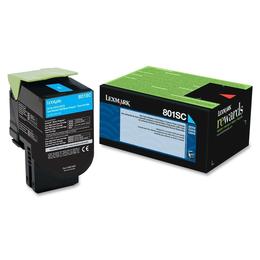 Lexmark 80C1SC0 801SC Standard Yield Cyan Toner Cartridge for CX410, CX410, CX510 Vancouver