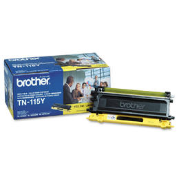 TN115Y Brother Original (OEM) Yellow High Yield Toner Cartridge