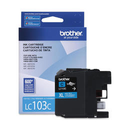 LC103CS Brother Original (OEM) Cyan High Yield (XL) Inkjet Cartridge