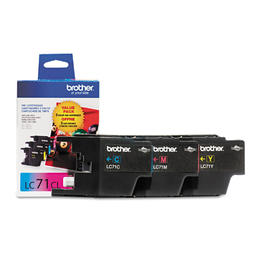 LC713PKS Brother Original (OEM) 3 pack CMY inkjet cartridges