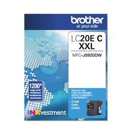 LC20eCS Brother Original (OEM) Cyan Super High Yield (XXL) inkjet cartridge