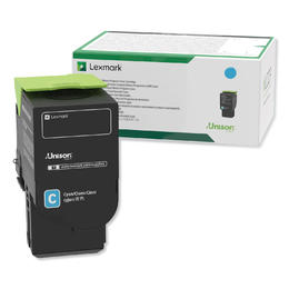 Lexmark 78C1XC0 Extra High Yield Cyan Toner Cartridge for  Vancouver