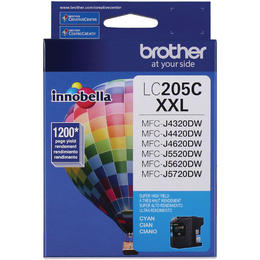 LC205CS Brother Original (OEM) Cyan Super High Yield (XXL) inkjet cartridge